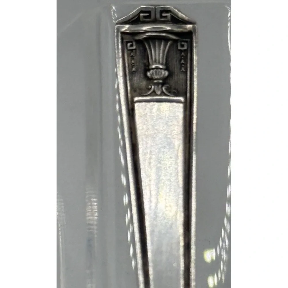 Antique Holmes & Edwards CENTURY 1923 Silverplate Cold Meat Serving Fork Pierced